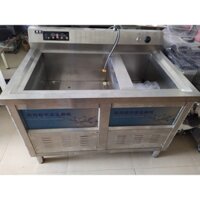 Máy rửa rau củ quả dạng xục khí, Máy rửa rau củ công nghiệp sục khí, máy rửa xà lách, rau thơm, trái cây dạng xục khí