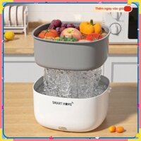 Máy Rửa Rau di động nhà bếp Sóng Siêu Âm Ultrasonic SMARTHθME ☘️ FREESHIP ☘️