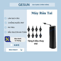 Máy rửa tai Gesun Đức dụng cụ lấy ráy tai thông minh vệ sinh tai cho bé bộ lấy ráy tai làm sạch bằng 5 tia nước BH 1 năm