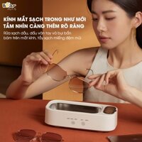 Máy Rửa Trang Sức Diệt Khuẩn Bằng Sóng Âm Bear SB-MR038, Máy Làm Sạch Kính Mắt Lens,Phụ Kiện Đồng Hồ, Cọ Trang Điểm