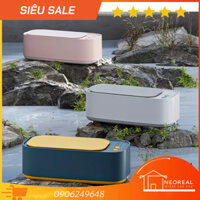 Máy rửa trang sức, máy làm sạch với công nghệ sóng siêu âm làm sạch đồ dùng, kính mắt, đồng hồ, loại bỏ vi khuẩn