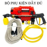 Máy rửa xe áp lực cao YAMAHA- YA 998 hàng loại 1, máy xịt rửa gia đình mô tơ 100% dây đồng, máy chỉnh áp đầy đủ phụ kiện