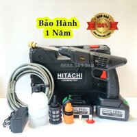 Máy rửa xe cầm tay cao áp chạy bằng pin sạc, súng rửa xe dùng cho gia đình có chế độ phun xương tạo bọt cao cấp