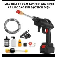 Máy rửa xe CẦM TAY chạy pin cực khỏe