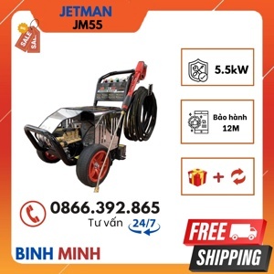 Máy rửa xe cao áp 5.5kw Jetman Jm55