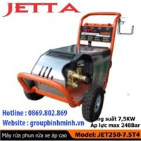 Máy rửa xe cao áp 7Kw JETTA JET250-7.5T4