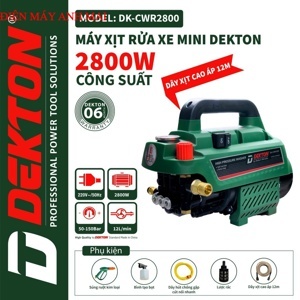 Máy rửa xe chỉnh áp Dekton DK-CWR2800