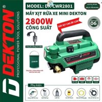 Máy Rửa Xe Dekton DK-CWR2800 - Công Suất 2800W - Có Chỉnh Áp lõi đồng 100% bảo hành chính hãng . Bảo VI điên máy