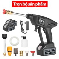 Máy Rửa Xe Dùng Pin Hitachi 199V – Công suất 1400W – Máy Bơm Nước Đa Năng – Rửa Xe, Tưới Cây – Bảo Hành 12 Tháng (bảo hà