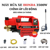 Máy rửa xe honda loại có chỉnh áp, hàng nhập khẩu, lõi đồng, bảo hành 1 năm