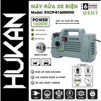Máy rửa xe mini Hukan RXCP-R1600MINI công suất 1600W nhỏ gọn hiện đại, kèm đầy đủ phụ kiện