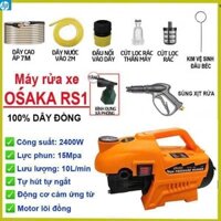MÁY RỬA XE MINI OSAKA RS1 2400 dây đồng 100% mẫu mới . Điện cơ PHT