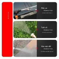 Máy rửa xe rửa xe hiện vật hộ gia đình phun pin lithium công cụ súng nước áp lực cao máy bơm nước d