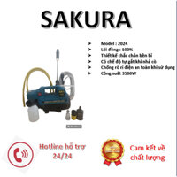 Máy rửa xe Sakura 3500W mini cho gia đình Dây 15 mét Máy xịt rửa điều hòa Bảo Hành 12 tháng
