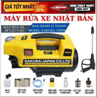 Máy rửa xe SAKURA mini gia đình công  suất 3500W - Model 2024