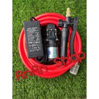 Máy rửa xe, vệ sinh máy lạnh mini 12v, máy xịt rửa đa năng