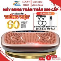 Máy Rung Bụng Nhật Bản, Máy Rung Toàn Thân Giảm Mỡ 399 Cấp Tiếng Việt, Máy Rung Lắc Toàn Thân