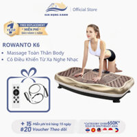 Máy Rung Giảm cân ROWANTO Body slimmer K6, Máy tập thể dục tại nhà hiệu quả, hàng chính hãng