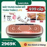 Máy Rung Lắc Toàn Thân Giảm Cân Hiệu Quả, Máy Rung Massage Tập Thể Dục Tại Nhà,Có Điều Khiển Từ Xa