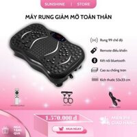Máy Rung Lắc Toàn Thân Giảm Béo Hiệu Quả - Thiết Bị Giảm Cân, Máy Tập Giảm Mỡ Bụng - Kết Nối Nghe Nhạc Blutooth