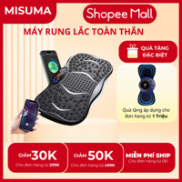 Máy Rung Lắc Toàn Thân MISUMA Giảm Béo Hiệu Quả, Thiết Bị Giảm Cân, Máy Giảm Mỡ Bụng có điều khiển