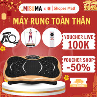 Máy Rung Lắc Toàn Thân MISUMA Giảm Béo Hiệu Quả, Thiết Bị Giảm Cân, Máy Giảm Mỡ Bụng có điều khiển