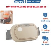 Máy Rung Massage Bụng Giảm Mỡ Beame LEK-S3, Đai Rung Nhiệt Đánh Tan Mỡ Bụng Sạc Điện Cao Cấp