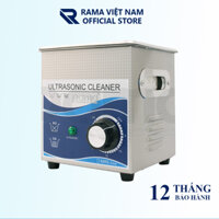 Máy rung rửa siêu âm RAMA R1.3L dung tích 1.3 lít, công suất 120W, 40kHz - Hàng chính hãng
