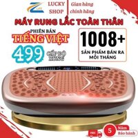 Máy Rung Toàn Thân, 499 Cấp Độ, Kết nối blutooth, Giảm cân hiệu quả, Máy Rung Lắc Toàn Thân, Massage