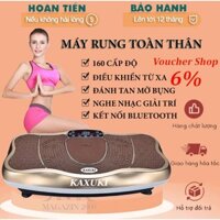 Máy rung toàn thân kaxuki, Máy giảm cân massage rung toàn thân 160 cấp độ giảm mỡ thừa đốt calo hiệu quả, Máy tập bụng