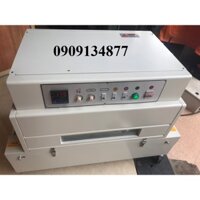 Máy rút màng co chai lọ lốc BSN 4535, máy rút màng co thân chai, máy bọc màng co hộp giấy, máy bọc mầng co tập sách