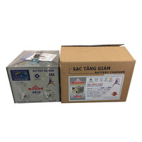MÁY SẠC ẮC QUY ROBOT TĂNG GIẢM 20A 12V-24V, DÂY NHÔM