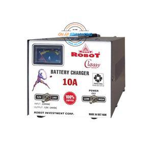 Máy sạc ắc quy tăng giảm Robot 10A (12V-24V)