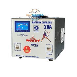 Máy sạc ắc quy tăng giảm Robot 20A (12V-24V)