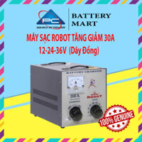MÁY SẠC ẮC QUY TĂNG GIẢM ROBOT 30A 12V-24V-36V, DÂY NHÔM &amp; ĐÔNG - 30A 12V-24V-36V - Dây Đông