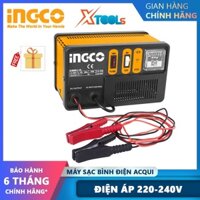 Máy sạc bình điện ắc qui INGCO ING-CB1501 | Máy sạc ắc quy Điện áp nạp vào 6/12V, Cấp độ cách nhiệt H, Khả năng chuẩn 40