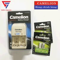 Máy Sạc Camelion BC-0904 Kèm 2 Vỉ Pin Sạc AA Camelion 2500mAh