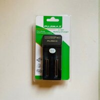 Máy sạc đa năng loại tốt pujiMax có 2 khe sạc, sạc pin 18650, 18500, 14500, 16340, 21700, 25500, 26500