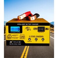 Máy sạc điện ắc quy ô tô, xe máy 12V 24V 15A BOLAIMEI sạc các loại xe ô tô tải từ 3AH đến 200AH sạc nhanh