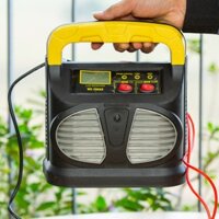 Máy sạc điện bình Ắc Quy 12V/24V có màn hình LCD dùng sạc ô tô, xe máy, xe đạp điện, tại gia đình, chống ngược cực (mã TS74)