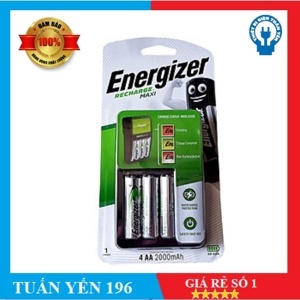 Máy sạc pin Energizer CHVCM4 kèm 2 pin AA