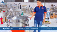 Máy sàng rung phân loại 2 tầng
