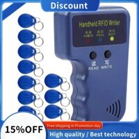 Máy sao chép đầu đọc RFID cầm tay 125KHz, Máy sao chép thẻ ID nâng cấp Lập trình viên nhân bản, với 10 chiếc thẻ có thể ghi lại