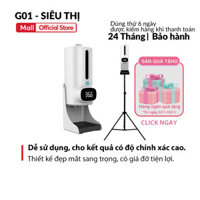 Máy sát khuẩn K9X tích hợp đo thân nhiệt tự động máy rửa tay bình xịt cồn cảm ứng