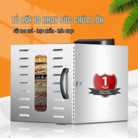 Máy sấy 10 khay sấy măng khô, ngó sen, lá thuốc, dược liêu, hoa quả cực tốt