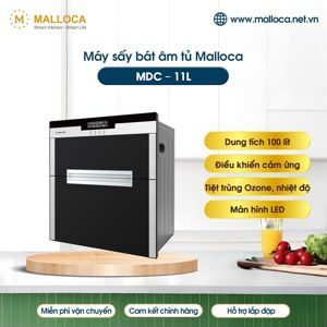 Máy sấy chén bát Malloca MDC-11L