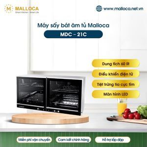 Máy sấy chén bát Malloca MDC-21C