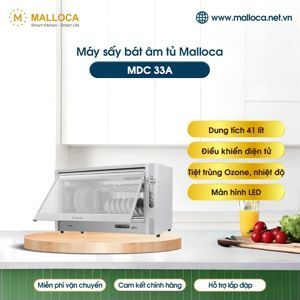 Máy sấy chén bát Malloca MDC-33A