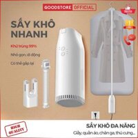 Máy sấy di động đa năng Goodstore, máy sấy quần áo thông minh, sấy khô nhanh quần áo, giày, chăn ga, có thể gấp lại