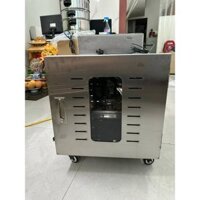 Máy sấy dược liệu 10 khay vuông, máy sấy viên hoàn mềm 10 khay